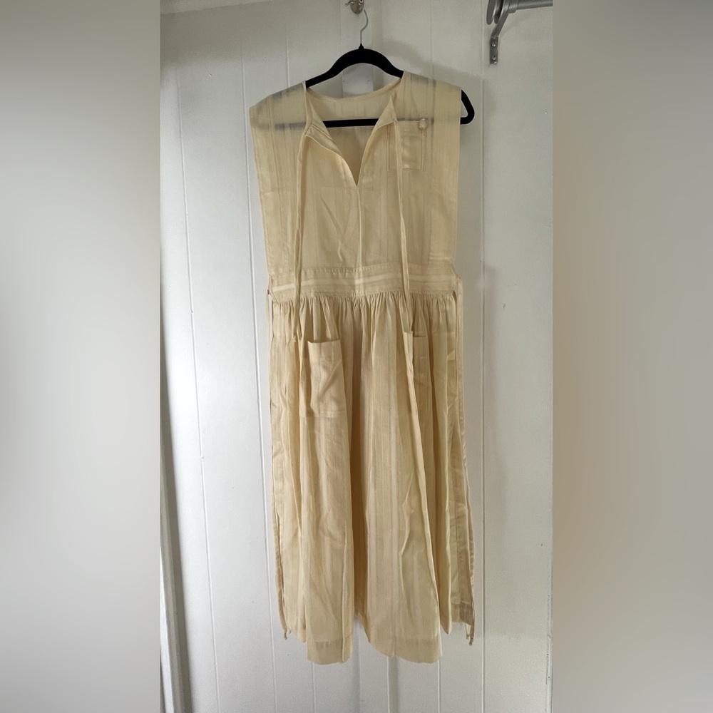 Vintage Apron Midi Dress
